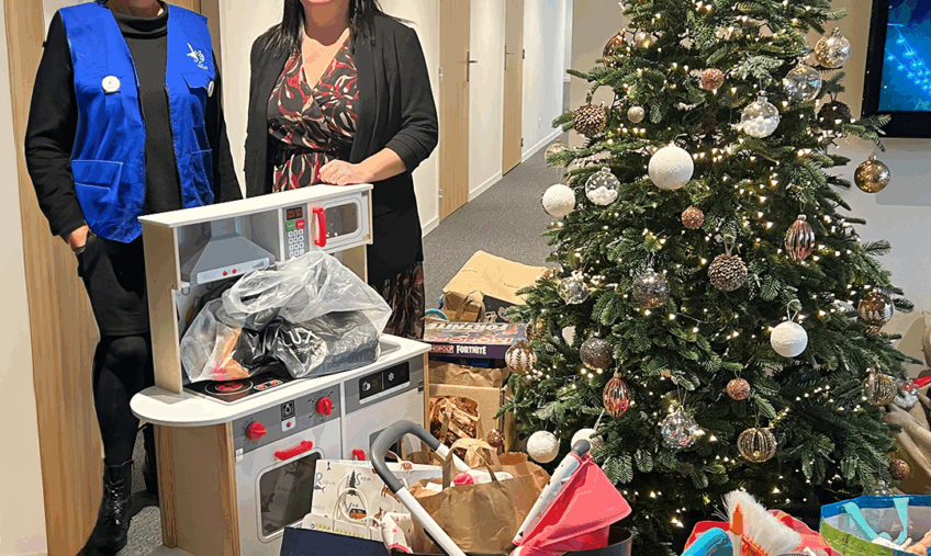 Une mobilisation solidaire aux côtés du Secours Populaire avec les Pères Noël Verts