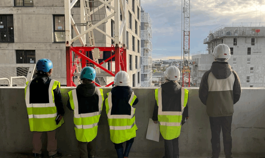 Visite exceptionnelle sur le chantier des Portes de Gouesnou : un moment partagé en famille
