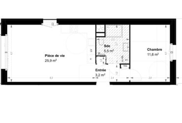 NOUVEAU   APPARTEMENTS NEUF   GUIPAVAS   T2  TERRASSE ET JARDIN  PARKING PRIVATIF - T2-GUIP-SR