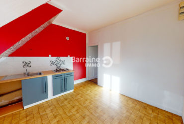 EXCLUSIVITE  A VENDRE  BREST   RIVE DROITE  KERBONNE   APPARTEMENT  T1Bis   25.29M²  CARREZ  JARDIN PRIVATIF