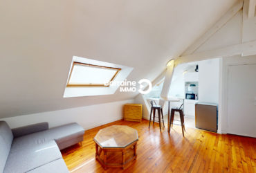 LORIENT MERVILLE APPPARTEMENT T2 de 40m² (SURFACE AU SOL) SITUE AU DERNIER ETAGE
