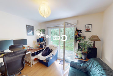 LORIENT KERFICHANT APPARTEMENT T2 de 34m²  AVEC TERRASSE ET PARKING PRIVE SECURISE – VENDU AVEC LOCATAIRE EN PLACE