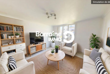A VENDRE  BREST    RIVE DROITE    LE LANDAIS   APPARTEMENT T3   60 M²    2 CHAMBRES
