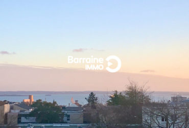 A VENDRE BREST SAINT-MARC PILLIER ROUGE APPARTEMENT T3 – 1 CHAMBRE 48.81 M² VUE MER DERNIER ÉTAGE