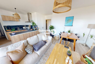 EXCLUSIVITE LE RELECQ KERHUON APPARTEMENT T3 64M² 2 CHAMBRES VUE RADE GRANDE TERRASSE PARKING PRIVATIF