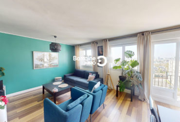 EXCLUSIVITE A VENDRE BREST MONTAIGNE KERICHEN APPARTEMENT T4 69M² 2 CHAMBRES DERNIER ETAGE PROCHE KERICHEN ET FAC DE MEDECINE