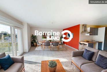 EXCLUSIVITE   A VENDRE  BREST LAMBEZELLEC  APPARTEMENT   T4  82M²   3 CHAMBRES    BALCON    PARKING