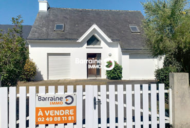 LARMOR PLAGE – MAISON NON MITOYENNE EN IMPASSE – TERRAIN de 350m² ET GARAGE
