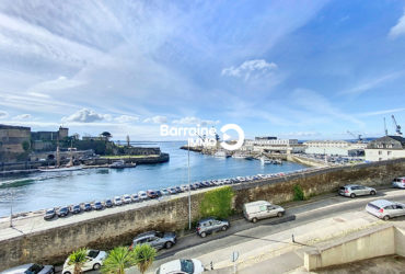 LOCATION BREST JARDIN DES EXPLORATEURS APPARTEMENT T4 MEUBLÉ 72 M² VUE IMPRENABLE SUR LA MER ET LE CHATEAU
