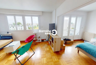 EXCLUSIVITE AGENCE – LORIENT SAINT ARMEL – Appartement T4 de 72m² EXPOSE SUD AVEC BALCON