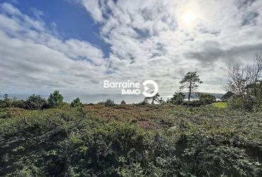 TERRAIN A BATIR 912 m² VUE MER QUARTIER DU MENHIR CROZON