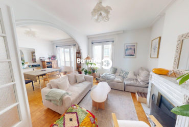 A VENDRE BREST TRIANGLE D’OR COURS D’AJOT APPARTEMENT T4 77.83 M² DERNIER ÉTAGE BALCON
