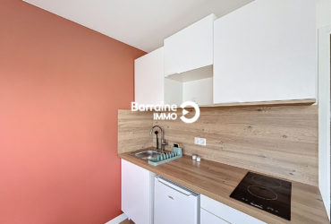 LOCATION BREST APPARTMEMENT T1 MEUBLE RENOVE 22 M² PROCHE SIAM
