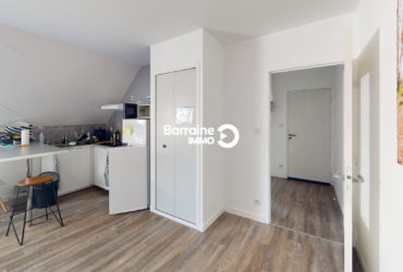 A VENDRE BREST KERINOU APPARTEMENT T1 STUDIO LOUÉ MEUBLÉ INVESTISSEUR 25m2