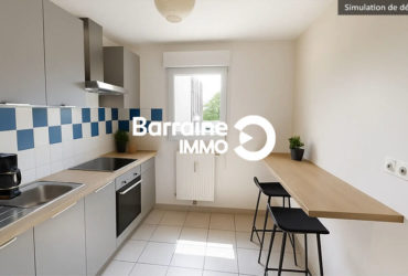 A VENDRE   BREST  JARDIN DES SCIENCES  – ISEN  APPARTEMENT T3   2 CHAMBRES   TERRASSE   PARKING PRIVATIF