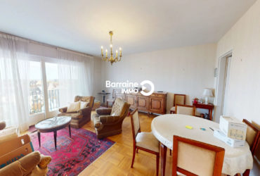 EXCLUSIVITE AGENCE – LORIENT SUD – DERNIER ETAGE APPARTEMENT T4 de 78m² ASCENSEUR BALCON ET PARKING EN SOUS SOL