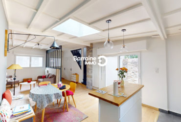 BARRAINE IMMO – A vendre à BREST, Kérinou, maison T5, 97 m2, deux chambres, studio, jardin, cave, garage