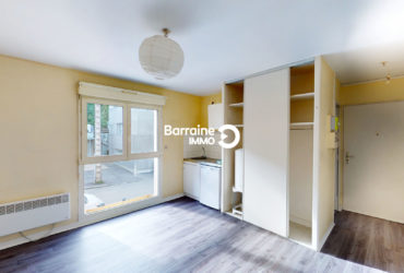 BARRAINE IMMO, a vendre à BREST, Kerinou Pasteur, studio avec locataire en place, 19m2
