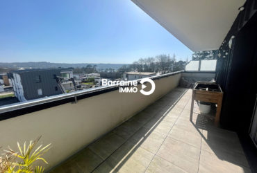 EXCLUSIVITE  LE RELECQ KERHUON    APPARTEMENT   T3   64M²   2 CHAMBRES   VUE RADE   GRANDE TERRASSE   PARKING PRIVATIF