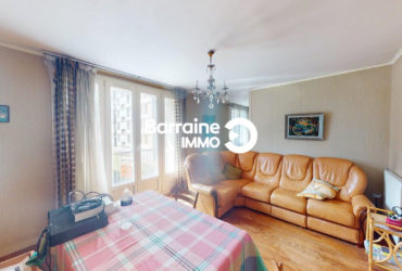 A VENDRE BREST DOURJACQ APPARTEMENT T4 69,60 M² HABITABLES BALCON VUE DÉGAGÉE