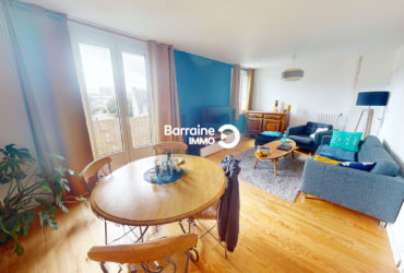 EXCLUSIVITÉ A VENDRE BREST DOURJACQ APPARTEMENT T4 71.84 M² HABITABLES BALCON LOGGIA