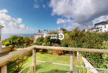 A VENDRE BREST SAINT-MARC VUE MER : maison de 5 pièces (130 m²)  avec terrasse, deux garages et un jardin de 150m²