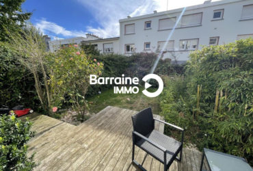 EXCLUSIVITE AGENCE – LORIENT CENTRE – APPARTEMENT T3 AVEC TERRASSE ET JARDIN PRIVATIF