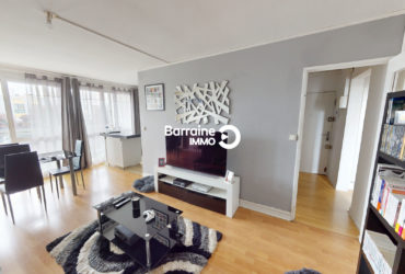 EXCLUSIVITE BREST BELLEVUE Appartement de 2 pièces (46m²)  avec cave et parking. A Vendre BREST