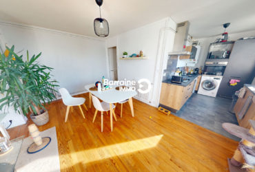 EXCLUSIVITÉ A VENDRE BREST DOURJACQ APPARTEMENT T3 64,94 M² HABITABLES 2 CHAMBRES VUE DÉGAGÉE