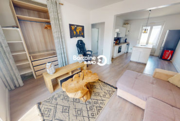 EXCLUSIVITÉ – BREST PILIER ROUGE : appartement T2 de 57 m² VENDU MEUBLE