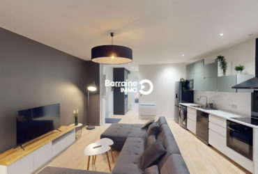 A VENDRE BREST CENTRE SAINT MARTIN : appartement 2 pièces (57 m²) à BREST VENDU LOUÉ