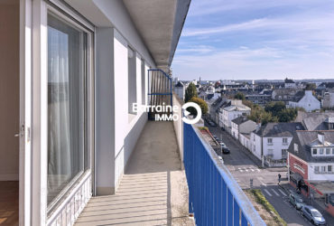 EXCLUSIVITE AGENCE – LORIENT SUD – DERNIER ETAGE APPARTEMENT T4 de 79m² ASCENSEUR BALCON ET PARKING EN SOUS SOL