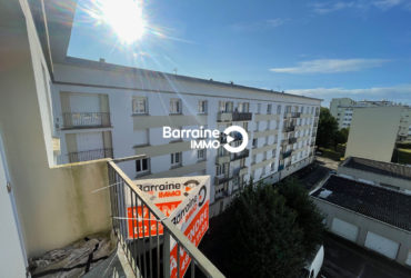 Barraine Immo – PC004338-AP – A vendre en exclusivité à BREST, Le Landais, appartement T4, 70 m2, 2 chambres, balcon, garage,