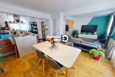 EXCLUSIVITÉ  A  VENDRE BREST  LYCEE DE L’IROISE APPARTEMENT   T3 55.98M²   DERNIER ETAGE   1 CHAMBRE