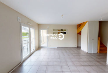 EXCLUSIVITE   A VENDRE  BREST LAMBEZELLEC  APPARTEMENT   DUPLEX  T3   60M²   2 CHAMBRES  BALCON PARKING