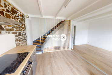 A VENDRE LANDIVISIAU MAISON T3 45M²  2 CHAMBRES TERRAIN DE 169M²