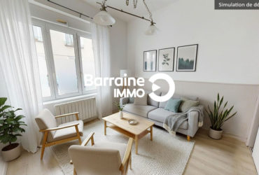 EXCLUSIVITE   A VENDRE  BREST  SAINT-MARTIN  APPARTEMENT T1  24.51M CARREZ²