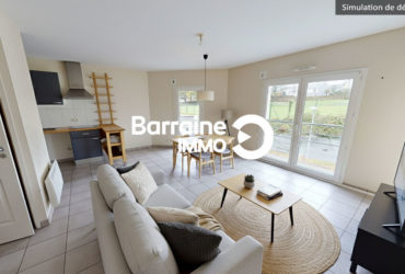 EXCLUSIVITE   A VENDRE  BREST LAMBEZELLEC  APPARTEMENT   DUPLEX  T3   58M²   2 CHAMBRES  BALCON PARKING
