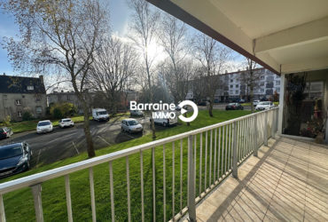 EXCLUSIVITE : A VENDRE BREST SAINT-PIERRE QUATRE MOULINS APPARTEMENT 4 PIÈCES 2 CHAMBRES BALCON