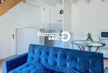 LOCATION BREST PILIER ROUGE APPARTEMENT T3 DUPLEX MEUBLE 35 M²