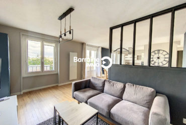 LOCATION BREST – LE LANDAIS APPARTEMENT T3 MEUBLE – GARAGE