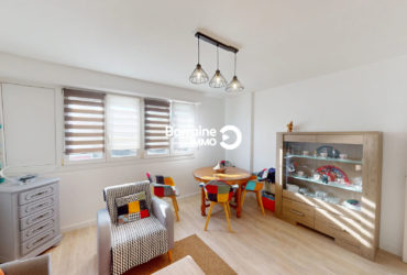EXCLUSIVITE AGENCE – LORIENT SAINT ARMEL – APPARTEMENT T3 RENOVE de 62m² EXPOSE SUD AVEC BALCON