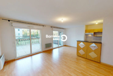 EXCLUSIVITE – LORIENT KERFICHANT – APPARTEMENT T4 de 67m² GRANDE TERRASSE de 23m² – PARKING EN SOUS SOL