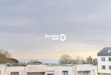BREST FORESTOU – VENTE d&rsquo;un appartement T4 de 85.10 m² – Ascenseur – Terrasse 14.4 m² – Vue mer – Garage – Parking