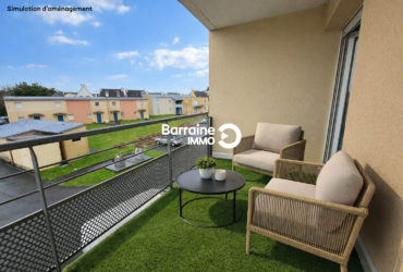 À vendre : Exclusivité Brest Kérinou, Appartement T3 avec extérieur, ascenseur et place de parking en sous-sol