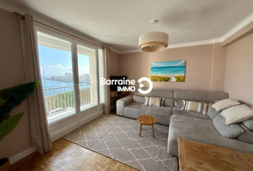 LOCATION BREST JARDIN DES EXPLORATEURS APPARTEMENT T4 MEUBLÉ 72 M² VUE IMPRENABLE SUR LA MER ET LE CHATEAU