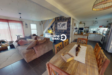 A VENDRE PLOUEDERN MAISON RECENTE DE  87M² 3 CHAMBRES GARAGE