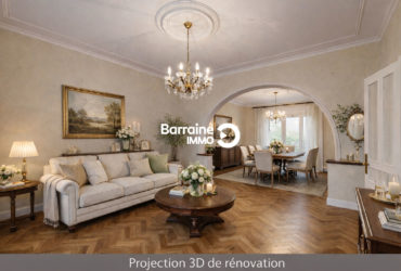 A Vendre en Exclusivité Brest secteur Pont-Neuf Maison à rénover, 5 pièces de 160m²- avec garage et jardin