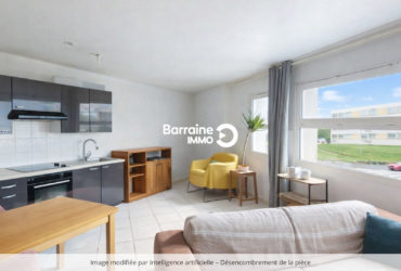 EN EXCLUSIVITÉ BARRAINE IMMO ? APPARTEMENT T2 DE 42,80 M² À BREST ? PARKING COUVERT