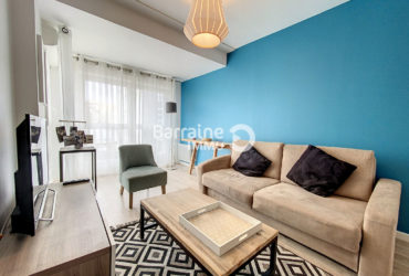 LOCATION BREST KERICHEN APPARTEMENT T1BIS MEUBLE 43M² RESIDENCE RECENTE